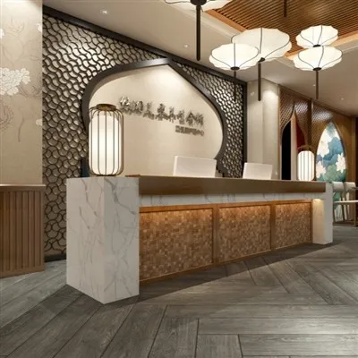 بھوری رنگ کی لکڑی ٹائل لگ رہی ہے